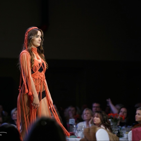 Handmade Macrame Crochet Dress - Picture 12 of 16